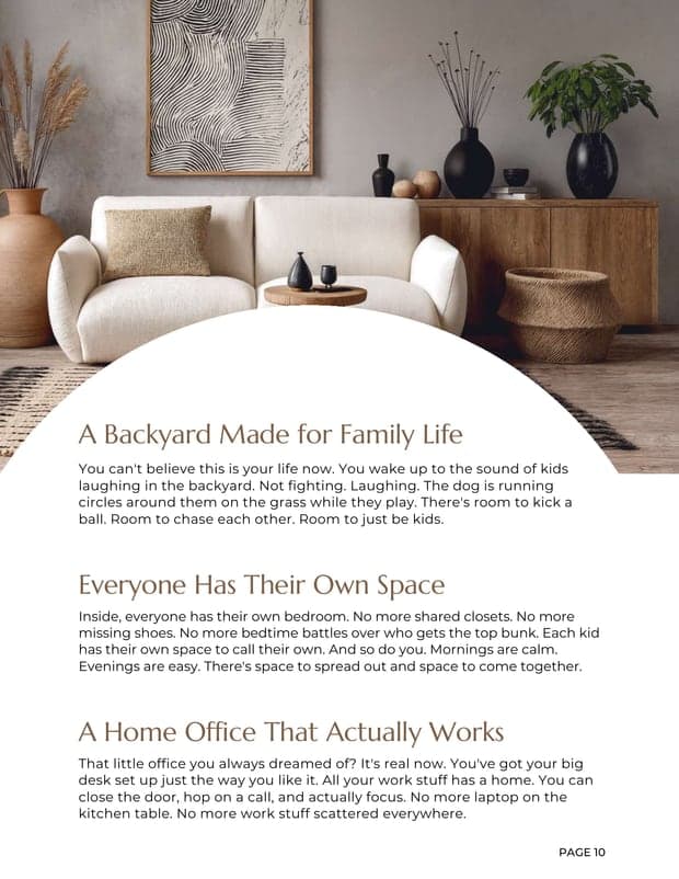 Page 10 of the HomeBoost Method Guide: Life on the other side